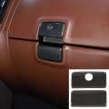 Rt-tcz For Silverado Glove Box Handle Lock Trim Cover Chevy Gmc Sierra 2014-2018 Carbon Fiber Interior Accessories 