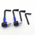 Semt- Black Blue Cnc 22mm Adjustable Angle Protector Proguard Pro Brake Clutch Levers Protect Guard For Suzuki Gsx Gsxr 