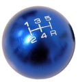 12x1 25mm Threaded 5 Speed Round Ball Type R S Shift Knob In Blue Billet Aluminum For Subaru Impreza Wrx Sti Rs Forester Legacy 