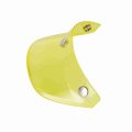 Helmet Visor Resin Antisun And Antiwind Peak 3 4 Open Design For Comfortable Riding Yellow 