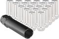 Ceco Chrome Duplex Spline Drive Tuner Installation Kit 32 Lug Nuts 1 Key 9 16 R H Thread Pitch 