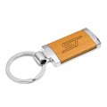 Ford Focus St Laser Engraved Maple Wood Chrome Metal Trim Key Chain 