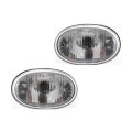 Fog Light Assembly Pair With Bulbs For Chevy Cavalier 2000 2001 2002 2003 2004 2005 Driver And Passenger Side Replaces 