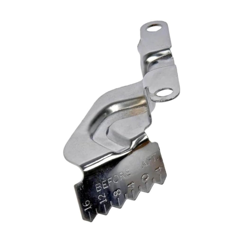 Engine Timing Tab For Gmc R25 Suburban G3500 1990 Steel Material Chrome Finish 0 267 In Mounting Hole 0 042 Thickness