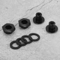 Fydun Rear Glass Strut Hardware Kit Aluminum Windshield Repair For Honda Civic 1992-1995 Crv 1997-2001