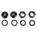 Fydun Rear Glass Strut Hardware Kit Aluminum Windshield Repair For Honda Civic 1992-1995 Crv 1997-2001