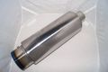 2xpcs Universal N-spec Evo Nt Catback Exhaust Dual Mufflers 4 Flat Burnt Tip W Silencers To 2 5 Inlet 