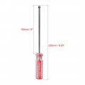 Uxcell Ph2 Phillips 6mm Slotted Magnetic Screwdriver Set Of 2 Pieces 6 Inch Round Shaft Clear Red Crystal Handle