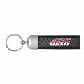 Ipick Image 100 Real Carbon Fiber Leather Strap Key Chain With Black Stitching For Hemi 426 Hp