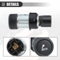 Motoforti Car Cigarette Lighter Assembly Socket For Ford E-150 2009-2012 Plastic No 98ag15052ab Black