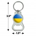 Graphics More Ukraine Country Flag Keychain With Bottle Cap Opener