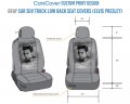Carscover Custom Print Design Car Suv Truck Low Back Seat Covers Elvis Presley