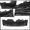Front Bumper Upper Grille Grill For Subaru Forester 2011 2013 Grey Painted Replacement Part 91121sc040 Su1200149