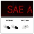 Acanii For Incandescent Model 2015-2017 Ford F150 Facelift Style Red Smoked Tail Lights Brake Lamps Pair Left Right