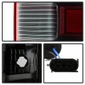 Acanii For Incandescent Model 2015-2017 Ford F150 Facelift Style Red Smoked Tail Lights Brake Lamps Pair Left Right