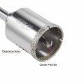 Uxcell Diamond Drill Bit 35mm Glass Hole Saw Core With Spotting For Ceramics Porcelain Tile Bottles Pots Brick