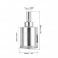 Uxcell Diamond Drill Bit 35mm Glass Hole Saw Core With Spotting For Ceramics Porcelain Tile Bottles Pots Brick
