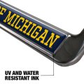 University Of Michigan Mascot Full Size Standard License Plate Metal Frame