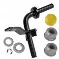 Caltric Left Steering Spindle Bushing Kit Compatible With John Deere 102 155c 190c