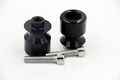 Black 10mm Swingarm Spools For Kawasaki Ninja 250r 650r Zx 6r 9r 10r 12r 14r Zzr