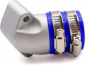 30mm Carburetor Blue Intake Manifold Aluminum Racing Boot Pipe For Gy6 150cc-250cc Engine Scooter Atv Go Kart High Performance