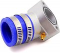 Secosautoparts 30mm Carburetor Blue Intake Manifold Aluminum Racing Boot Pipe For Gy6 150cc-250cc Engine Scooter Atv Go Kart
