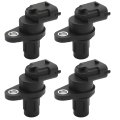 Saihisday 4pcs 2729050043 Intake And Exhaust Camshaft Position Sensor Replacement For Mercedes C E S Cl Cls G Ml Sl Slk Class 