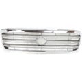 Toyota Land Cruiser Grille Assembly 2003 2004 2005 Chrome Shell With Painted Silver Gray Insert To1200252 5310160270 