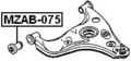 Febest Mzab-075 Front Control Arm Bushing 