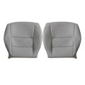Front Driver Passenger Bottom Perforated Leather Seat Cover Gray For Acura Rdx 2007 2008 2009 2010 2011 2012 