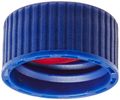 National Scientific C5000-53b Series C5000 Target Dp 9mm Screw Thread Cap Red Ptfe White Silicone Septum Blue Pack Of 100 