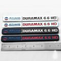 Yoaoo 2x Oem Allison Transmission 6hd 6 Hd Vortec Badge Emblems For 2500hd 3500hd Gmc Silverado Sierra Chrome Red