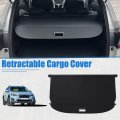 Uxcell Retractable Cargo Cover For Subaru Xv 2018-2019 Waterproof Non Slip Suv Rear Trunk Shielding Shade Black