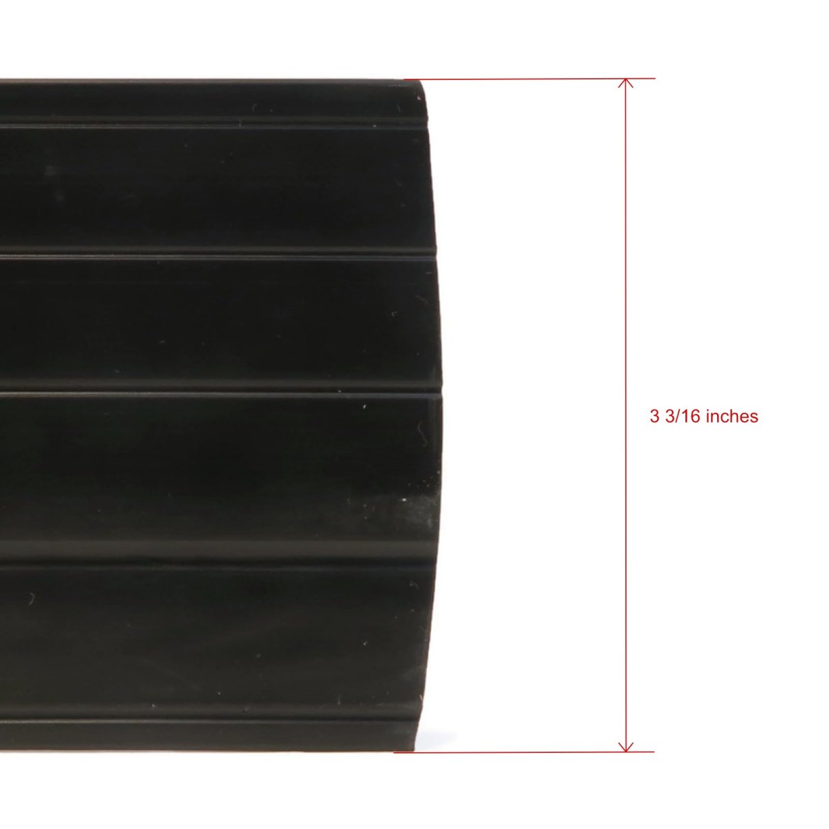 The Rop Shop Universal 16 Long Black Rubber Garage Door Threshold Weather Seal 3 Wide
