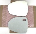 Mirror Glass With Full Size Adhesive For 2017-2025 Alfa Romeo Stelvio Driver Side View Left Lh 