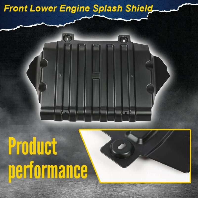 Front Engine Splash Shield For 2007 2014 Cadillac Escalade 2013 Gmc Sierra 1500 Yukon Chevy Silverado And Tahoe