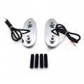 Httmt- Led Signal Chrome Mirror Block Off Base Plate Compatible With Suzuki 2006-2012 Gsxr 600 Gsxr750 P N Mt222-010a