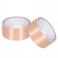 Single-sided Conductive Tape Copper Foil Adhesive 40mm X 5m 16 4ft For Guitar Emi Shielding Crafts Electrical Repairs Stained 