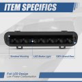 Led Third Brake Light For 2009 2011 Ford Flex High Mount Stop Rear Center Lamp Black Housing Smoked Lens Plug And Play