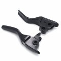 Httmt- Black Silver Skull Smooth Shorty Brake Clutch Levers Compatible With H-d 2008-2013 Touring Trikea