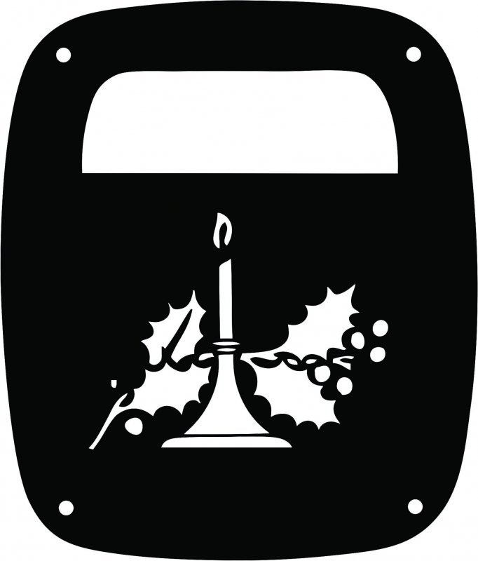 Jeeptails Holiday Candle Tail Lamp Light Covers For Jeep Wrangler Yj And Tj Black Set Of 2