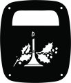 Jeeptails Holiday Candle Tail Lamp Light Covers For Jeep Wrangler Yj And Tj Black Set Of 2 