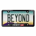 Ipick Image Compatible With Srt-8 Logo Real Carbon Fiber Insert Black 50 States Stainless Steel License Plate Frame
