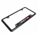 Ipick Image Compatible With Srt-8 Logo Real Carbon Fiber Insert Black 50 States Stainless Steel License Plate Frame