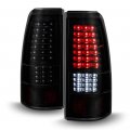 Acanii For Black Smoke 2003-2006 Chevy Silverado 1500 2500 3500 Full Led Tail Lights Lamps