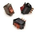 Illuminated Rocker Switches Red 125 V Neon Lamp 1 Piece 