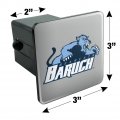 Baruch College Secondary Logo Tow Trailer Hitch Cover Plug Insert 2