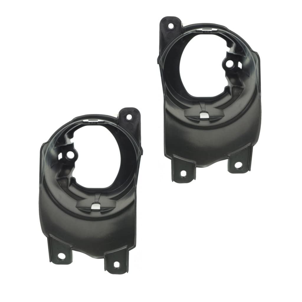 Fog Light Bracket Pair For Toyota Sequoia 2008 2017 Driver And Passenger Side Plastic Replacement To2602102 To2603102