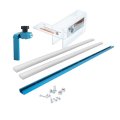 71703 Table Saw Sled And Blade Guard Kit With 24 In T Track 19 Hdpe Miter Bars 3 Flip Stop Crosscut Bladerunner Bolts Screws 