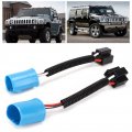 Kimiss 9007 Male To H4 Female Adapter 2pcs 9003 Wire Harness Connector Replacement For Hummer H2 Headlight 12va 24v